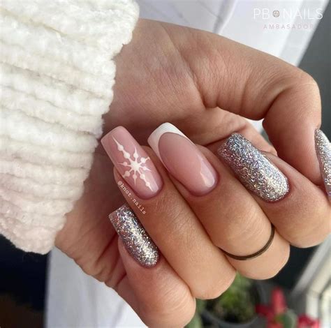 Snowflake Nail Art - 25+ Beauties To Recreate For Winter - Emerlyn Closet