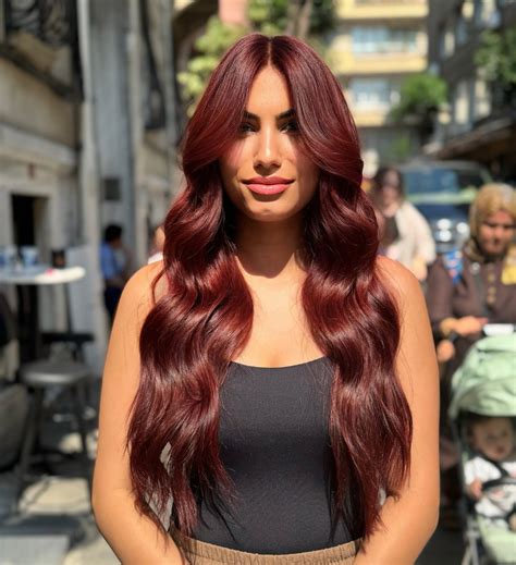 15 Must-See Dark Red Hair Color Ideas You’ll Love - Mockup Hunt
