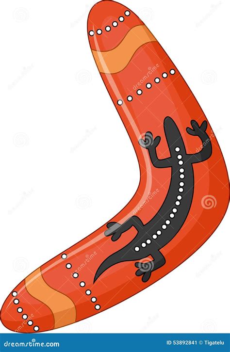 Red Boomerang Cartoon | CartoonDealer.com #53892841