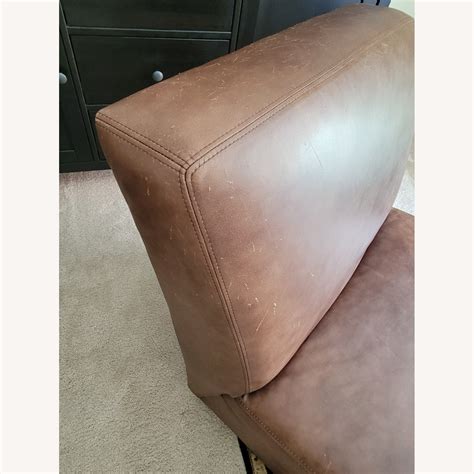 leather chair pottery barn 10