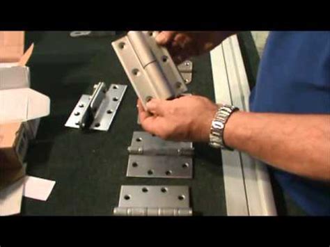Commercial Door Hinge Identification - YouTube