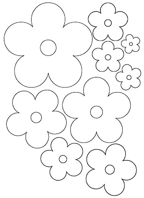 Molde De Flor Pequena - Novos Moldes De Flores Para Imprimir Modelos De Flor De Papel | My XXX ...