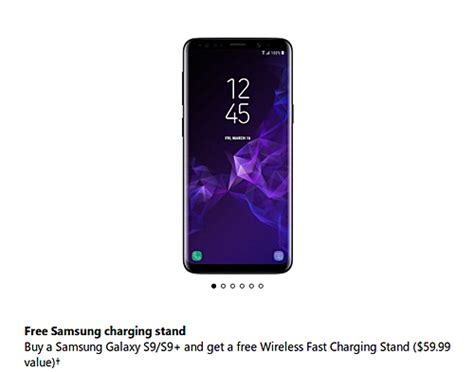 Deal: Free fast charge wireless charging stand with Samsung Galaxy S9/S9+ - GSMArena.com news