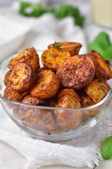 Air Fryer Roasted Potatoes - Veggie Desserts