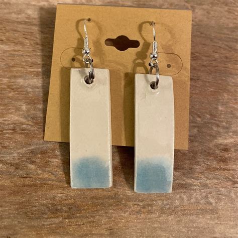 Pottery Earrings - Etsy