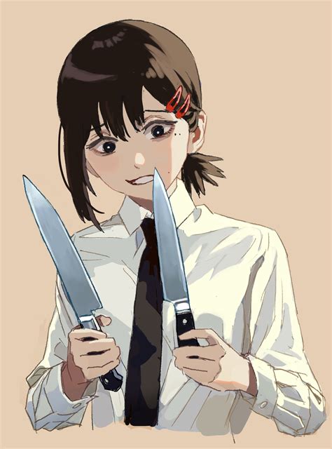 higashiyama kobeni (chainsaw man) drawn by shiren_(ourboy83) | Danbooru