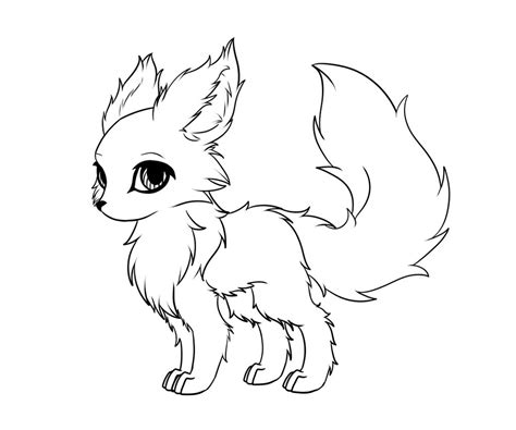 Chibi Fox Wip by ManeBlue on DeviantArt