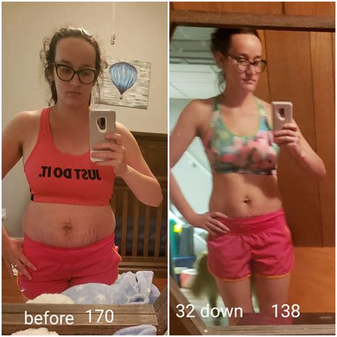 F/26/5'4.5"[170>138=32lbs] 1 week postpartum to this evening. Approx. 8