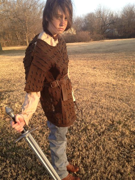 diy arya stark costume 2