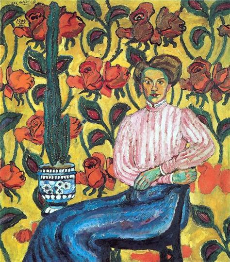 Portrait of V.P. Vinogradova, 1909 - Ilya Mashkov - WikiArt.org