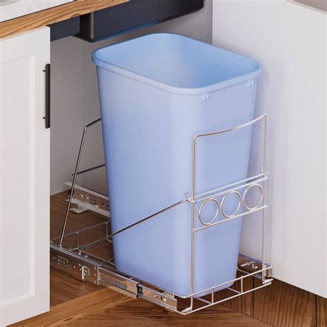 Amazon.com: Pull Out Trash Can Under Cabinet - Under Sink Trash Can ...