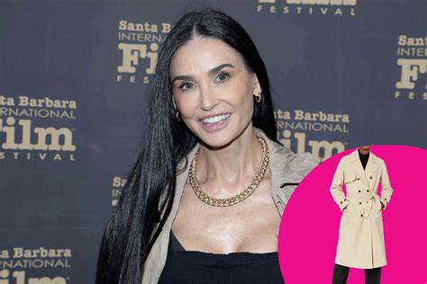 Demi Moore Is the Latest Celeb to Step Out in This Timeless Coat Style