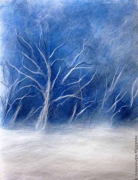 Рисуем шерстью_шаг5 | Infeltrimento, Fai da te e hobby, Idee di natale