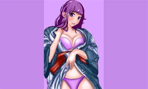 draw realistic anime character manga fanart lewd nsfw