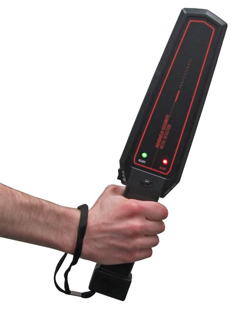 Professional Security Guard Handheld Metal Detector Wand - Metal ...