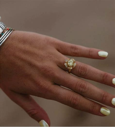 engagement ring inspo ♥️ credit to lexi hidalgo in 2025 | Yellow