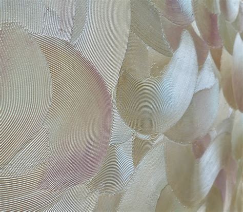 large pearl white iridescent textured abstract painting etsy