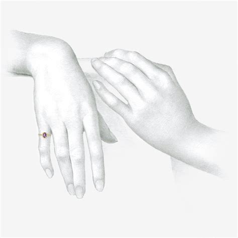 GABRIELLA KISS 18K & EMERALD CUT PURPLE SAPPHIRE RING