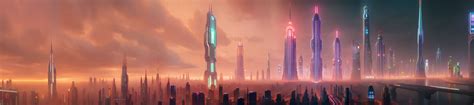 Cyberpunk city skyline by DiffusionCrafter on DeviantArt