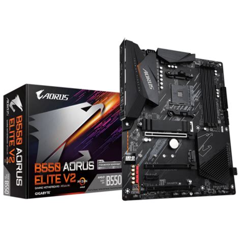 Placa Mãe Gigabyte B550 AORUS Elite V2, Chipset B550, AMD AM4, ATX, DDR4