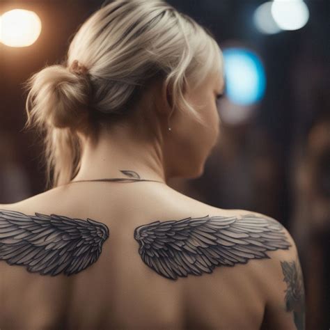 Wings Tattoos on the Back: A Symbolic Journey