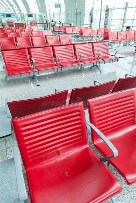 Chairs in the airport stock image. Image of business - 51095043