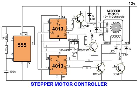 stepper motor controller - Electrical Engineering Stack Exchange