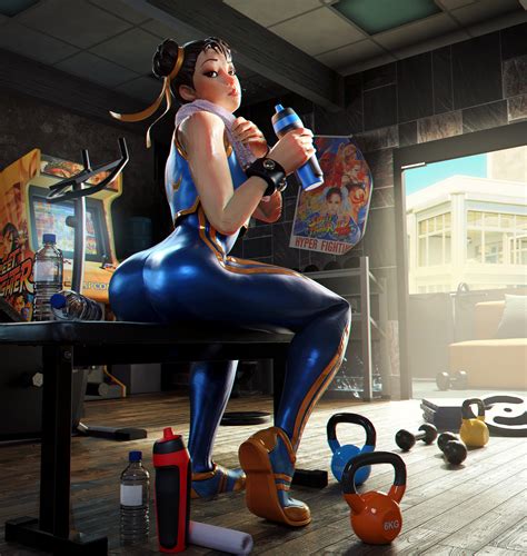Chun-Li demonstrating the importance of fitness (INGYUARTS) | Scrolller