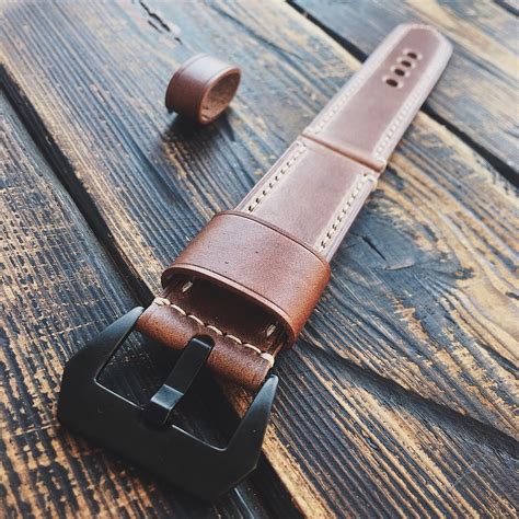 Часовой ремешок Horween для Apple Watch | Пикабу