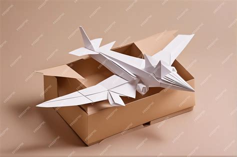 Premium AI Image | Beautiful Airplane paper origami crafts