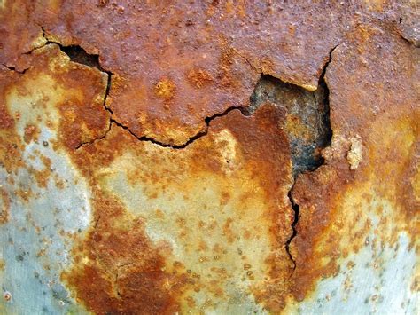 Rusting Chemical Weathering Examples
