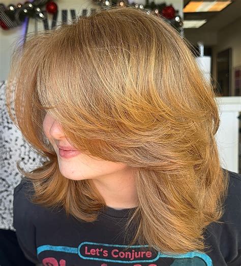 The next big trend involves side fringe medium hair 21