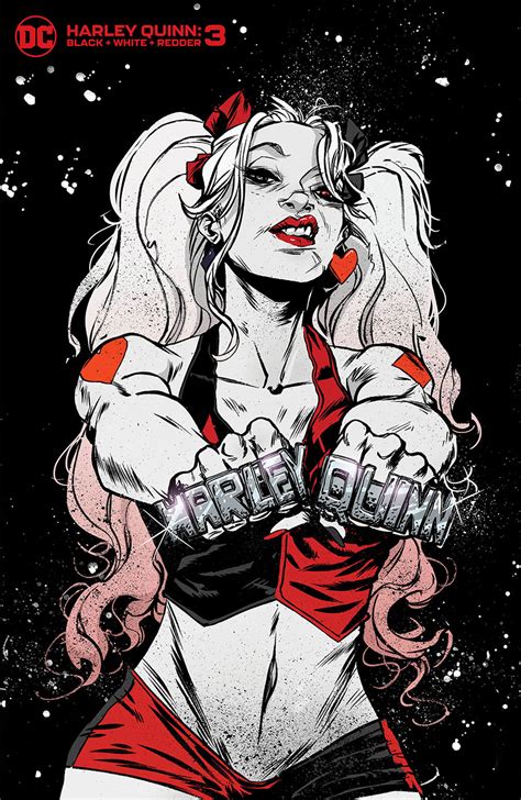 Harley Quinn: Black + White + Redder #3 - 5-Page Preview and Covers