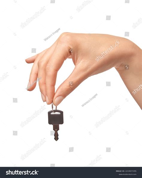 Isolated Female Hand Holds Keys On Stock Photo 2219977295 | Shutterstock