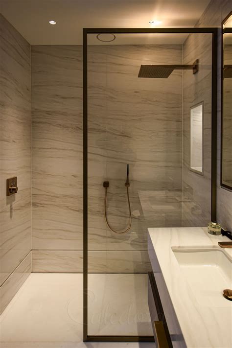 Bronze Shower Screen in London | Caledora