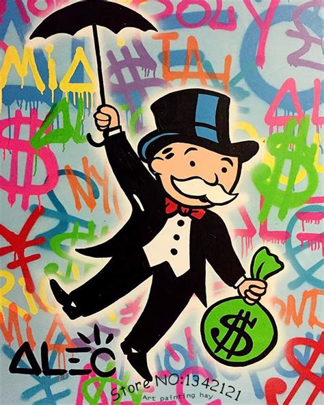 Alec-monopoly-wall-street-ART-canvas-imprimir-POP-ART-giclé (800×1000 ...