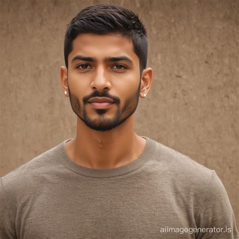 group  indian men  crewcuts smiling ai image generator
