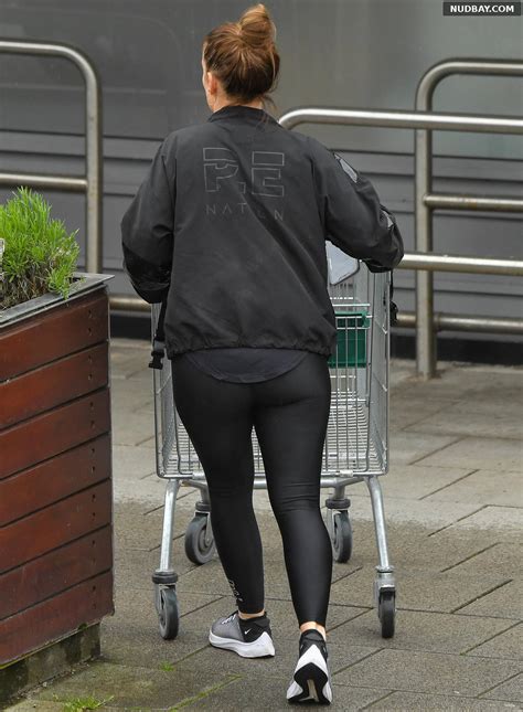 Coleen Rooney booty shopping at her local supermarket in Alderley Edge