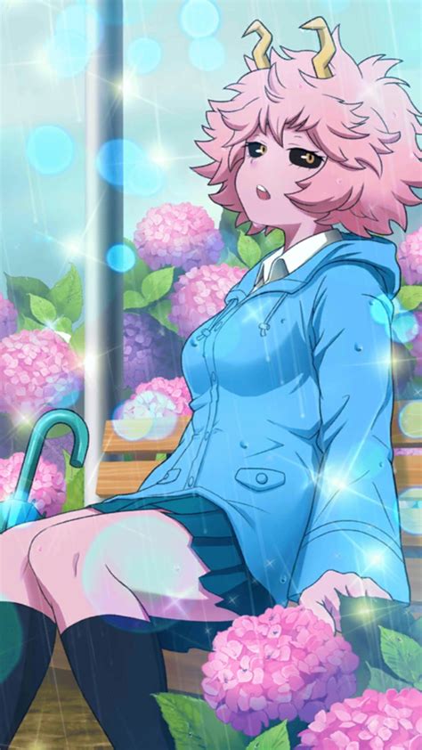 hero academia smash tap ashido mina rainy event  hero hero