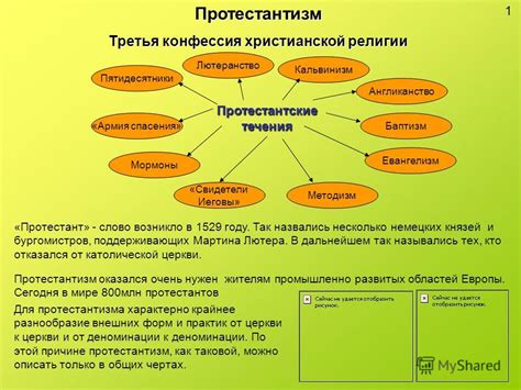 Презентация на тему: "1Протестантизм Третья конфессия христианской ...