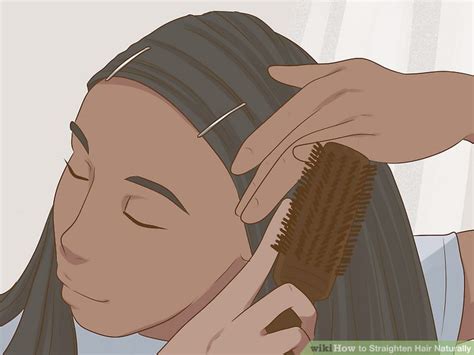how to straighten straight hair