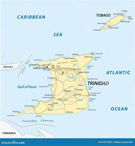 Railway Map Trinidad And Tobago 2016
