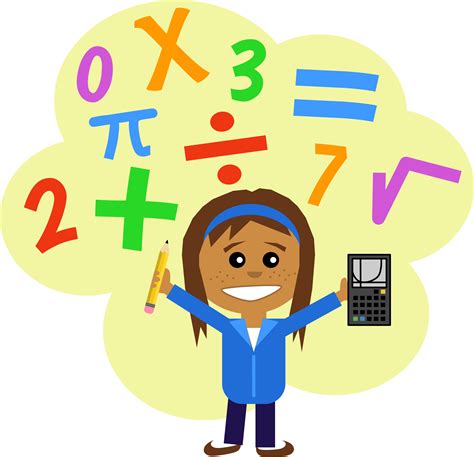 Clipart - Math Girl