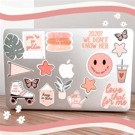 laptop sticker aesthetic  colleen archibald blog