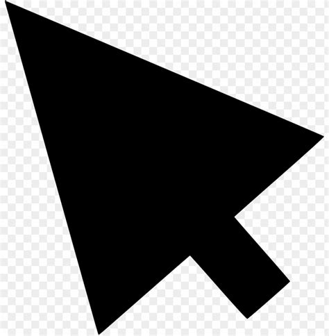 black mouse pointer arrow toppng
