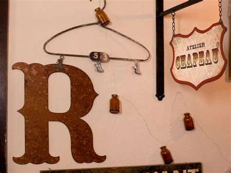 Rustic Metal Craft Letters