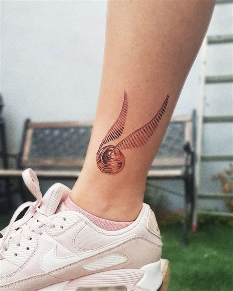 Golden Snitch Tattoo | Golden snitch tattoo, Snitch tattoo, Golden snitch