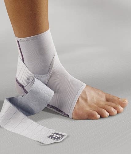 Ортез на голеностопный сустав Push med Ankle Brace, ленточная фиксация ...