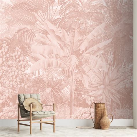 tranquil palms tropical wallpaper life  colors