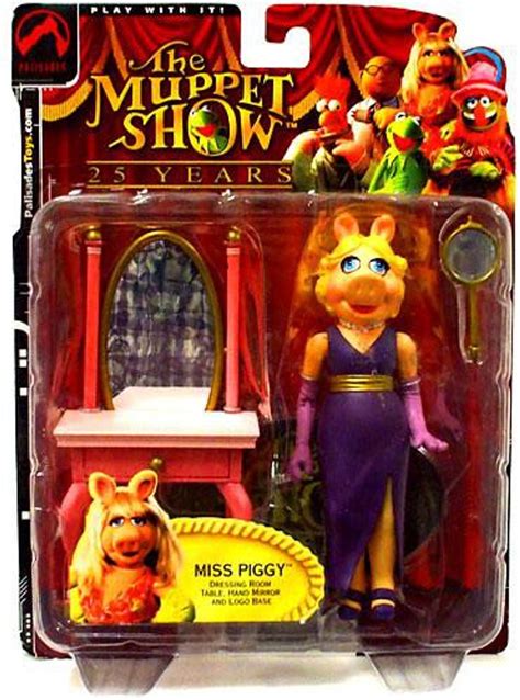 The Muppets The Muppet Show Series 1 Miss Piggy Action Figure Purple ...